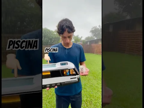 Dei um motorhome com piscina para o meu cachorro! 😱🚎