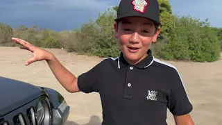 ENSEÑÁNDOME ANDAR EN LAS DUNAS EN EL JEEP DE MARKITOS TOYS