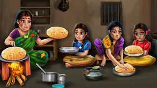 गरीब माँ की तीन बेटियों का भूक - GARIB POOR MOTHER 3 DAUGHTERS HUNGER Story MDTV Hindi Moral Stories