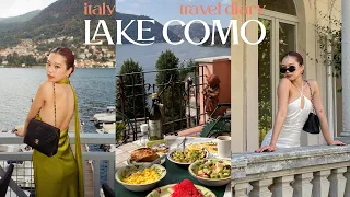 Italy Travel Diary | lake como, boat cruise, girls trip