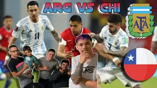 Reacción de Arg vs chile