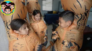 24 HORAS SIENDO DINOSAURIOS | Guzmancitos