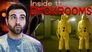 😂Recopilacion de sustos de VEGETTA777 en INSIDE THE BACKROOMS