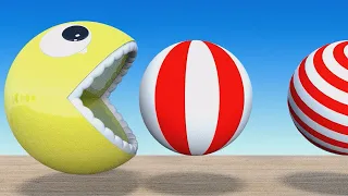 Giant Candy Ball and 3d Pacman