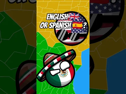 English 🇬🇧 or Spanish 🇪🇦? - (Edición Countryballs 🤑👍) #countryballs #humor #mexico #usa #xd