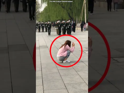 Don't make the mistake of getting in the way of the army 😲