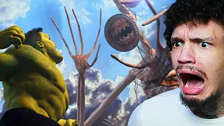 SIREN HEAD vs HULK NA VIDA REAL