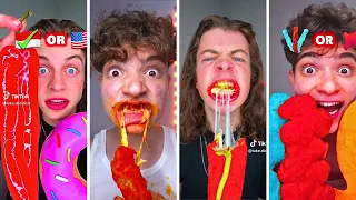 LUKE DID THAT vs SPIZEE THE GOAT | SPICY FOOD CHALLENGES COMPILATION