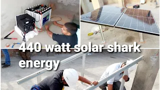 1 kilowatt solar system installation and detail 440watt solar panel Loom solar