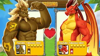 ITS AMAZING ! BREEDING LEVEL 500 DRAGON ! Terra With Flame Dragon City