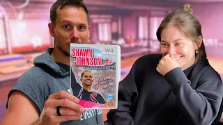 We found (and played) Shawn johnson gymnastics Wii game