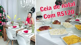 CARDÁPIO COMPLETO CEIA DE NATAL ATÉ R$120 - DESAFIO  | #PALOMASOARES | PahTodoDia 22