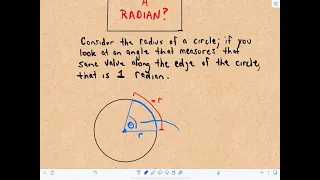 What is a radian?