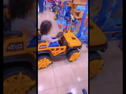 روزي جربت تركب سياره لحالها #روزا#جوجو #funny #prank #explore #baby