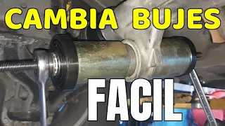 Aqui te enseño esta ✔ HERRAMIENTA MILAGROSA 🚗 | Como CAMBIAR BUJES de SUSPENSION sin dar GOLPES 👀‼