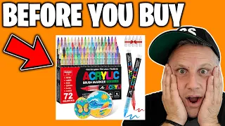 Watch BEFORE Buying The Guangna Acrylic Brush Marker Set!