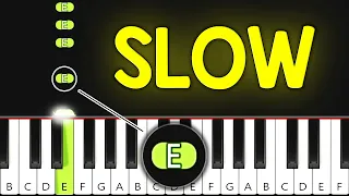 Rush E | EASY Piano Tutorial