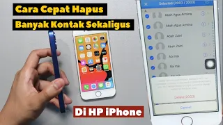 Cara Cepat Hapus Banyak Kontak di iPhone