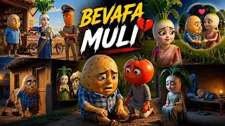 MULI BEVAFA  NIKALI || STORY OF AALU AND MULI  #storytelling @SAHIL-XYZ-07 