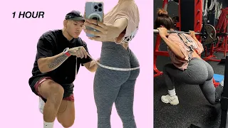 THESE WORKOUTS GAVE HER AN INSANE BOOTY PUMP!!