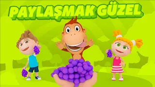 Kukili çizgi film paylaşmak güzel eğitici çocuk şarkısı ile paylaşmanın faydalarını öğrenin
