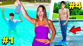 4 SCHERZI DA FARE IN PISCINA AL PROPRIO FIDANZATO! *arrabbiatissimo*