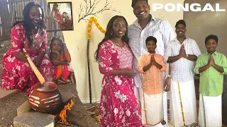 HAPPY PONGAL 2023:  I COOK FIRST TIME  PONGAL FOOD FOR MY AFRICAN WIFE AND CHILDREN