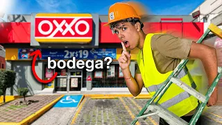 ENTRANDO A LUGARES PROHIBIDOS CON CHALECO Y ESCALERA 😎🦺
