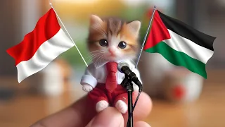 Atuna Tufuli, Kucing imut Nyanyi Lagu Palestina🇵🇸🇵🇸