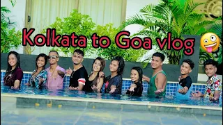 Kolkata to Goa vlog (Part one)😊￼ #beautykhan #arbazmallick #goa