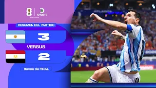 ¡IMPRESIONANTE VICTORIA DE ARGENTINA PARA METERSE EN 4tos DE FINAL! | Argentina 3–2 Egipto | Resumen