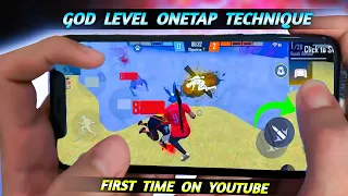 Top New God Level One Tap Technique  | Ultra Fast One Tap Headshot Trick | Close Range Tips & Tricks