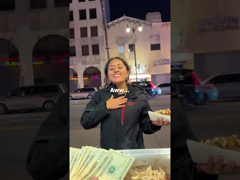 She's ONLY 15 selling food by HERSELF 🥺❤️