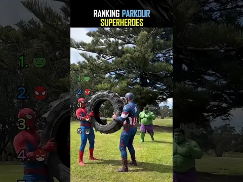 Ranking Parkour Superheroes