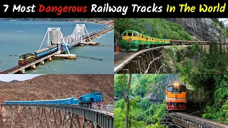 7 Most Dangerous Railway Tracks In The World 🌎 | Amazing Facts About Dangerous Railway Tracks