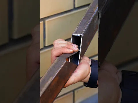 Strongest metal pipe joint without welding #diy #metalworking #shorts