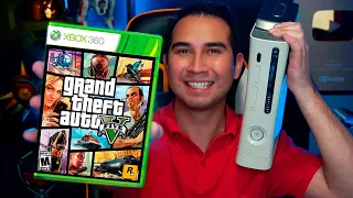 Así es JUGAR GTA 5 en la CONSOLA MÁS ANTIGUA POSIBLE 😱😂 *Xbox 360 Original*