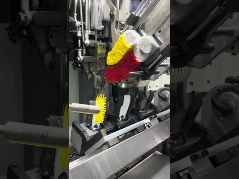 Boost Production Efficiency With MEIXIN's 5 Axis Broom&Brush Machine!  #5AxisBrushMakingMachine
