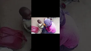 A disabled street woman Rapped and impregnated by unknown man....gave birth to ababy boy