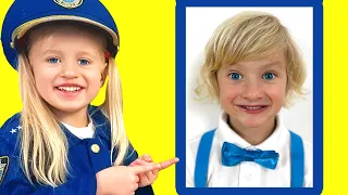 Policeman Song - Kids Song by Katya and Dima