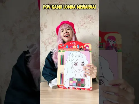 KAMU IKUT LOMBA MEWARNAI DI SEKOLAH #shorts #pov