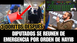 3 DORITOS DESPUES DESGRACIADOS CAPTADOS EN VIDEO, ASAMBLEA SE REUNE POR ORDEN DE NAYIB POR EMERGENCY