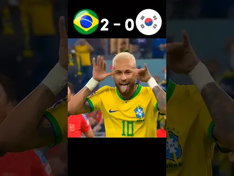 Samba Boy Show Their Masterclass 🤙🇧🇷  | Brazil vs Korea World Cup 2022#football #shorts #neymar