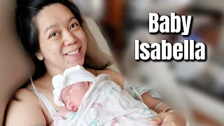 Baby Isabella is here! - @itsJudysLife