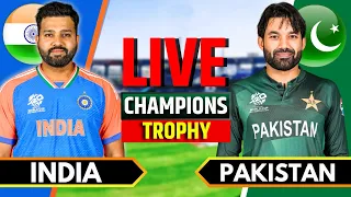 India vs Pakistan , Champions Trophy 2025 | Live Cricket Match Today | IND vs PAK Match Live