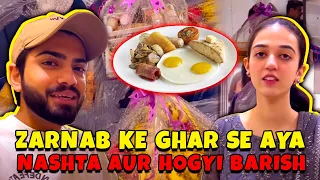 Zarnab Ke Ghar Se Aya Nashta aur Hogyi Barish | Laraib Khalid | Zarnab Fatima | ZARAIB