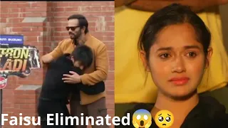 Faisu Eliminated from kkk12 😱|| Faisu elimination stunt || #mrfaisu #fainat #jannatzubair #kkk12