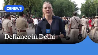 India's 'Cockroach' protesters remain on New Delhi streets after violent clashes | ABC NEWS