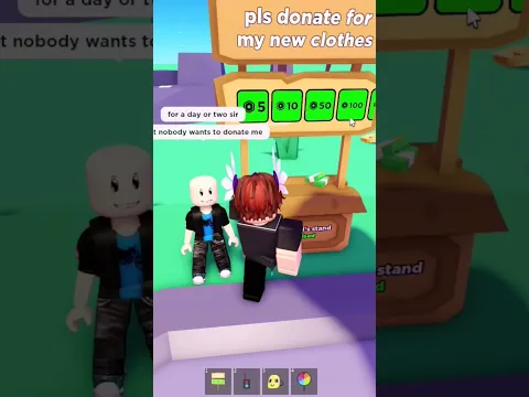 She Had 0 ROBUX So i MADE Her DREAM COME TRUE...🧡 #plsdonateroblox #roblox #viral