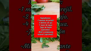 hierve perejil y ajo